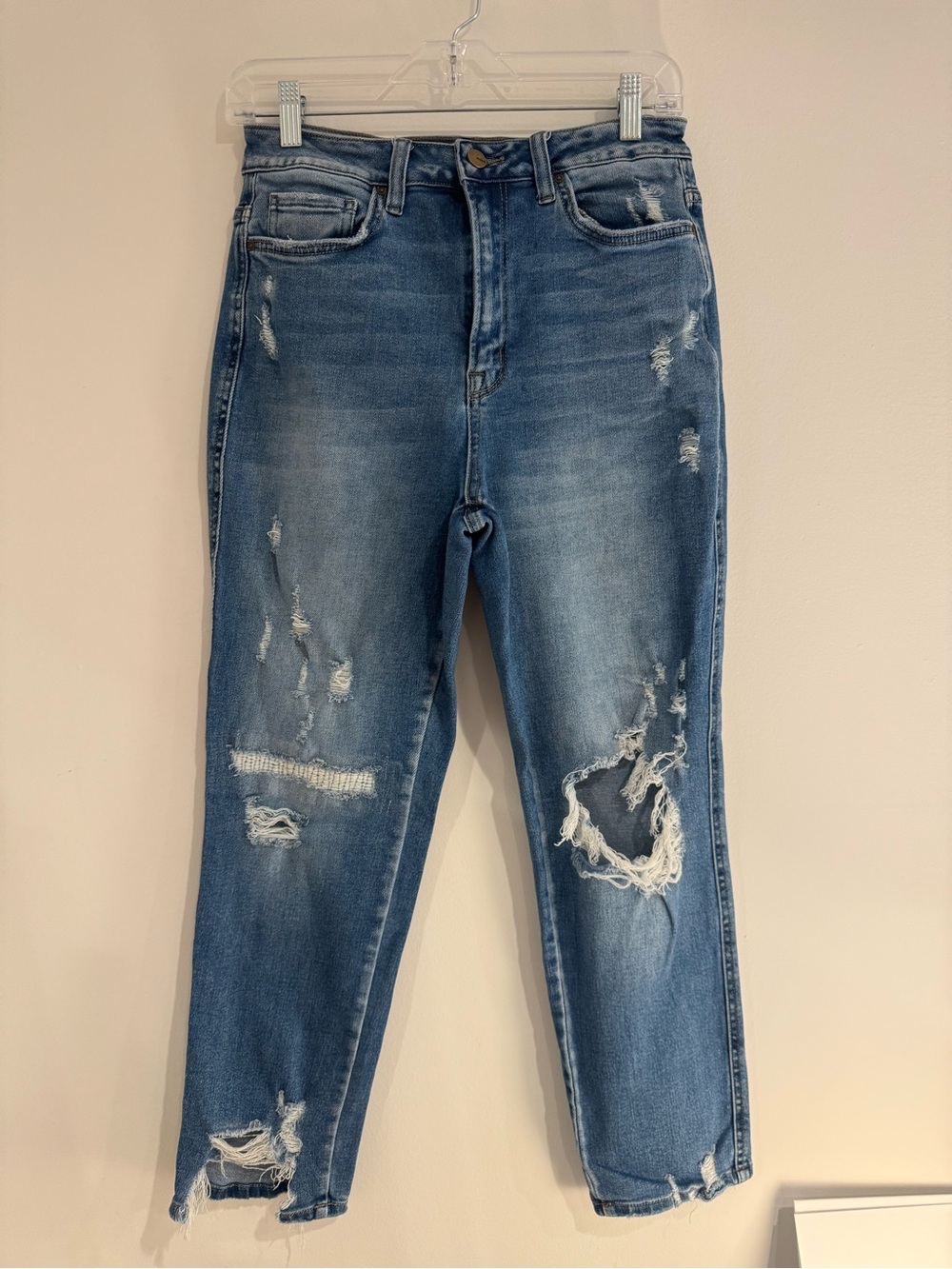 Mica Denim Distressed Women’s Jeans - Blue Size 28
